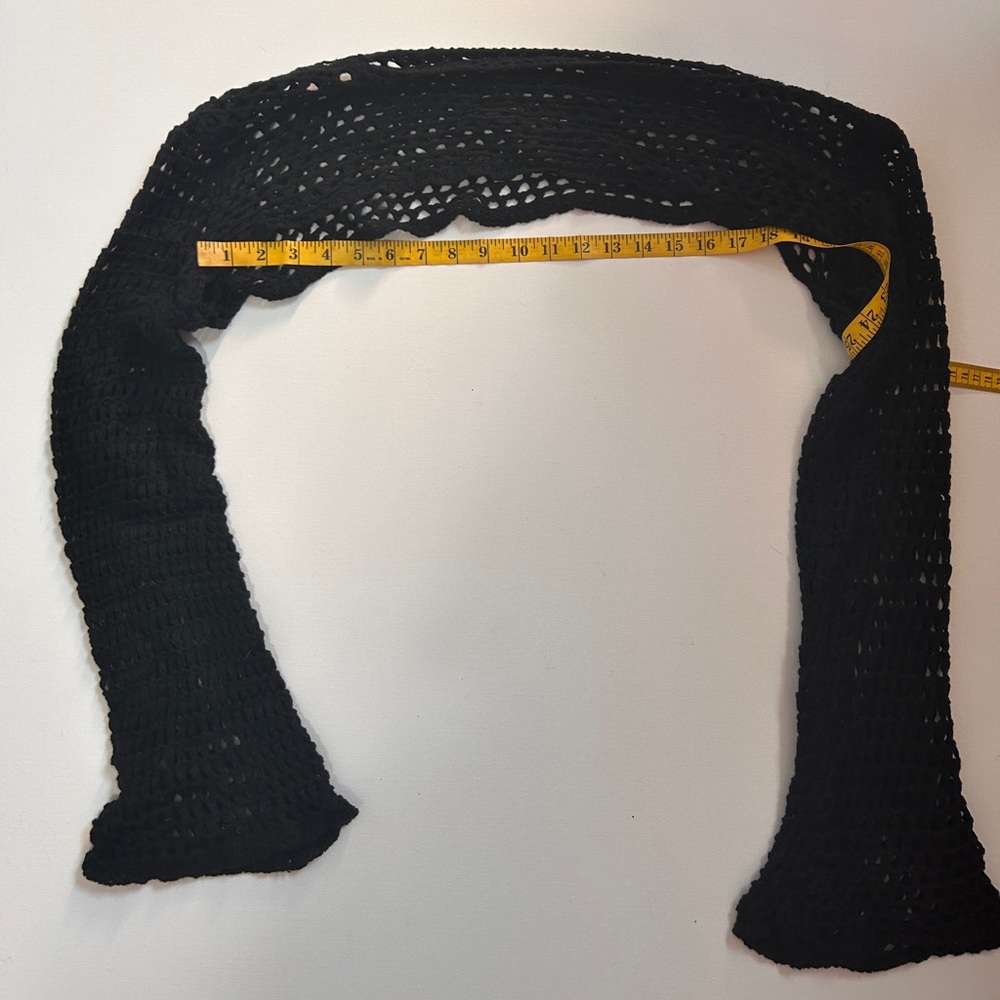 knitted net shrug